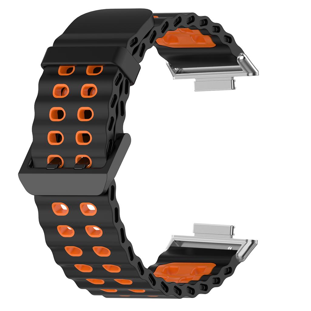 Silicone Wristband For Redmi Watch 5 Strap For Redmi Watch4 Xiaomi Mi Band 8 Pro/9 Pro Two Tone Breathable Correa Sport Bracelet