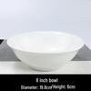 Pure White Chinese Ceramic Multipurpose Bowl