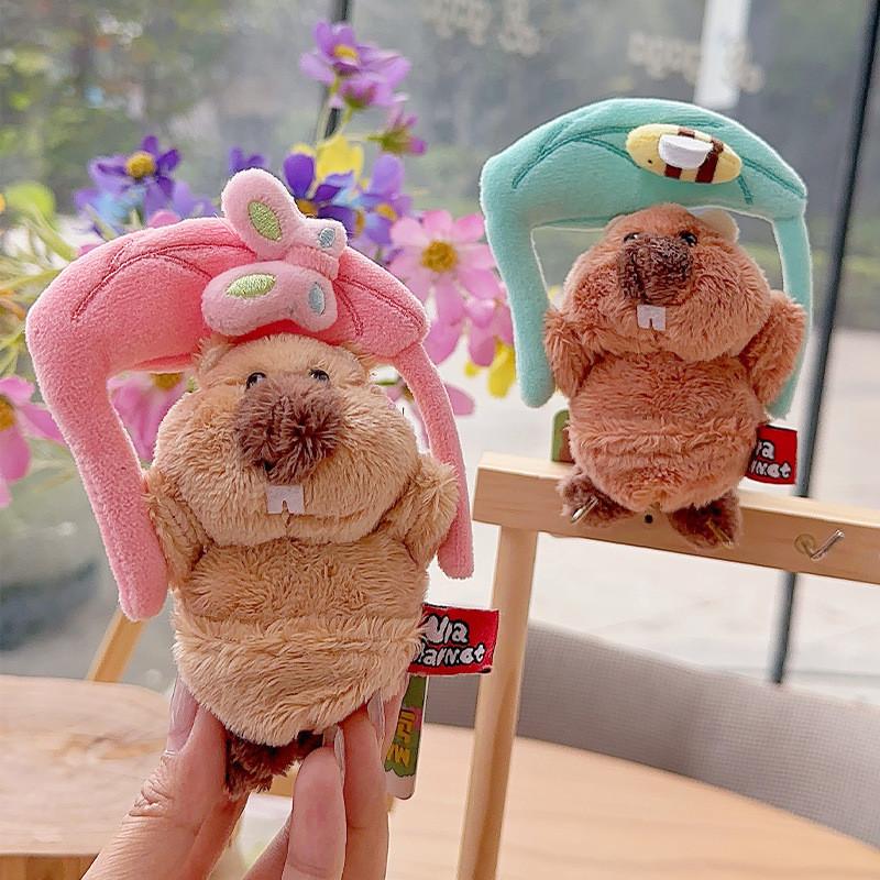 Ural Marmot Jinnew Brave Deep Forest Series Parachute Plush Keychain Gift For