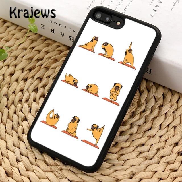 

Чехол для телефона Krajews Cute French Bulldog Cat Yoga для iPhone 14 5 6s 7 8 plus X XR XS 11 12 13 pro max Samsung Galaxy S21 S22ultra Samsung S22ultra