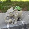 New Mother and Son Elephant Resin Crafts Living Room Desk Office Home Decoration Ornament Creative Gifts
