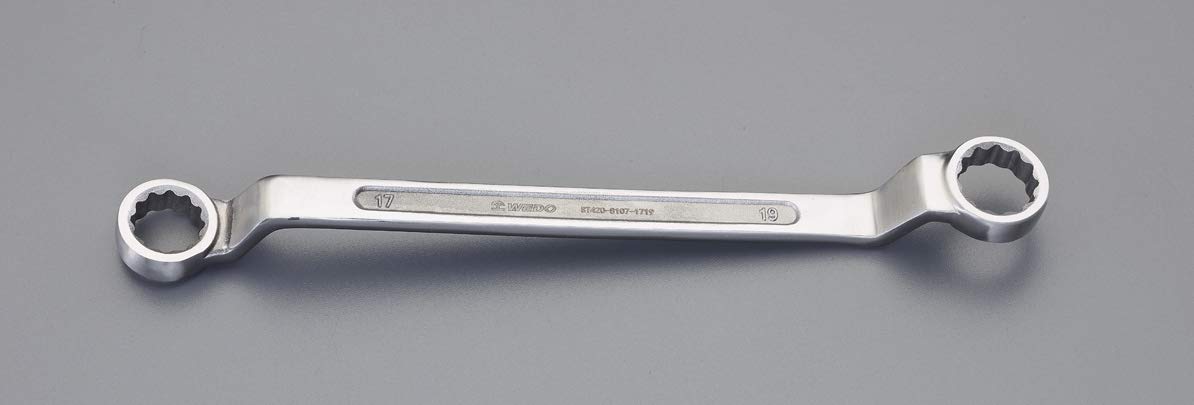 

ESCO 17x19mm box wrench double-ended (stainless steel) EA616BS-27