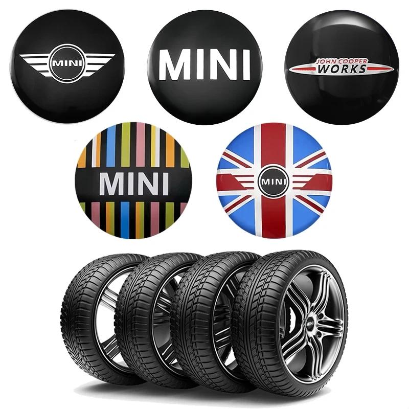 Auto Radnabenkappe Abzeichen Aufkleber Rad Dekor Zubehör Für MINI Cooper R55 R56 R60 R61 Countryman Clubman Aceman JCW wdjnt11