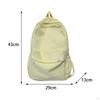Solid Color Backpack Cute Aesthetic Laptop for Short Trips Camping