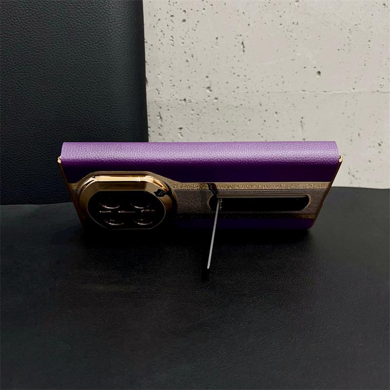 Funda Protectora Inteligente Oficial con Marco Galvanizado Para Huawei Mate X7 mate X6 X5 X3 Soporte Plegable Cubierta abatible