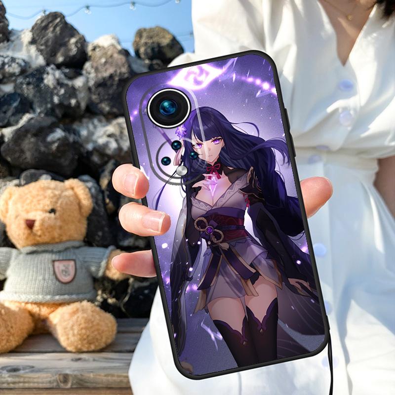 

Genshin Impact Raiden Shogun Case For Honor Magic 7 Lite 5 6 8 Pro X9a X9b X9c X9d X8b X8c 50 70 90 200 400 Win RT Cover Honor 400 Pro