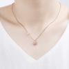 Rose Gold Sun Necklace Fashionable Micro-inlaid Collarbone Chain