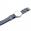 Silver Smooth Oval Buckle Nylon Watch Strap - Waterproof E-commerce Source Watch Band