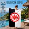 Eintracht Frankfurt Crest Beach Towel, Quick-drying, Easy To Care For, Suitable for Both Fitness and Beach Vacations,Sports Essential