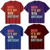 Funny It's My 10th Birthday Retro 10 Years Old Graphic T Shirt Men Humor Streetwear Tee Shirt Short Sleeve Unisex Loose Clothing