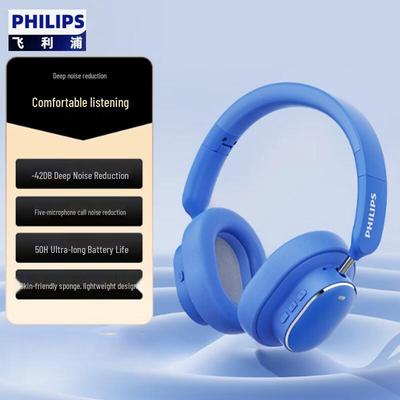 Philips TAH5519 Over-Ear Bluetooth Noise-Cancelling Headphones