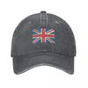 Vereinigtes Königreich Flagge Baseballkappe Schirmmütze Dropshipping Anglerkappe schwarz Unisex Kappen Damen