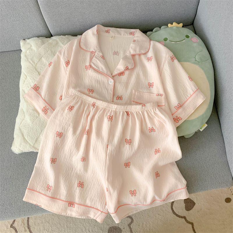 Dolce Pigiama in Cotone Nuvola per Donna - Set Estivo 2026 a Maniche Corte