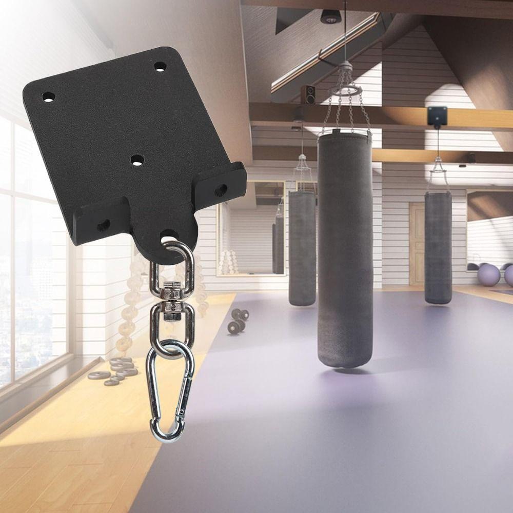 Sturdy Wall Mounted Hook Rust-Proof 360 Rotation Beam Hook Stable Boxing Bag Hanger Swing