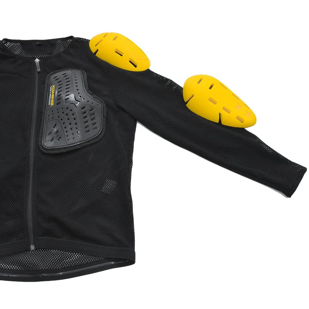 KOMINE Motocyklové Super Cool Obrněné Horní Vnitřní Prádlo Černé S SK-834