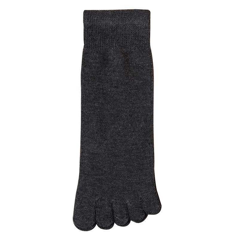 Five Finger Socks Men's Pure Cotton Five Toe Socks Sweat Absorbing Mid Tube Split Toe Socks Toes Socks For Men