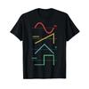 Vintage Analogue Synthesizer Techno Waveform Synth Nerd T Shirt Black Vintage Washed Designer Clothes Breathable Slightly