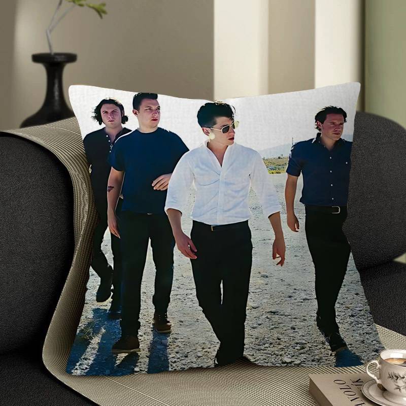 Vintage A-Arctic M-Monkeys Rock Band Pillow Cover For Bedroom Room And Living Room Sofa Decorative Cushion Cover