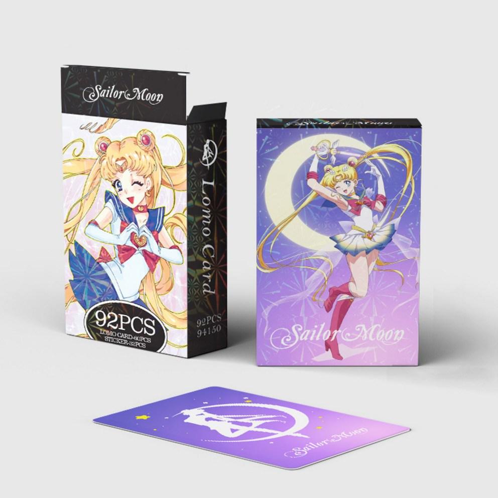 Sailor Moon Photocard Goods LOMO Photocard 60pcs + Mini Sticker 32pcs