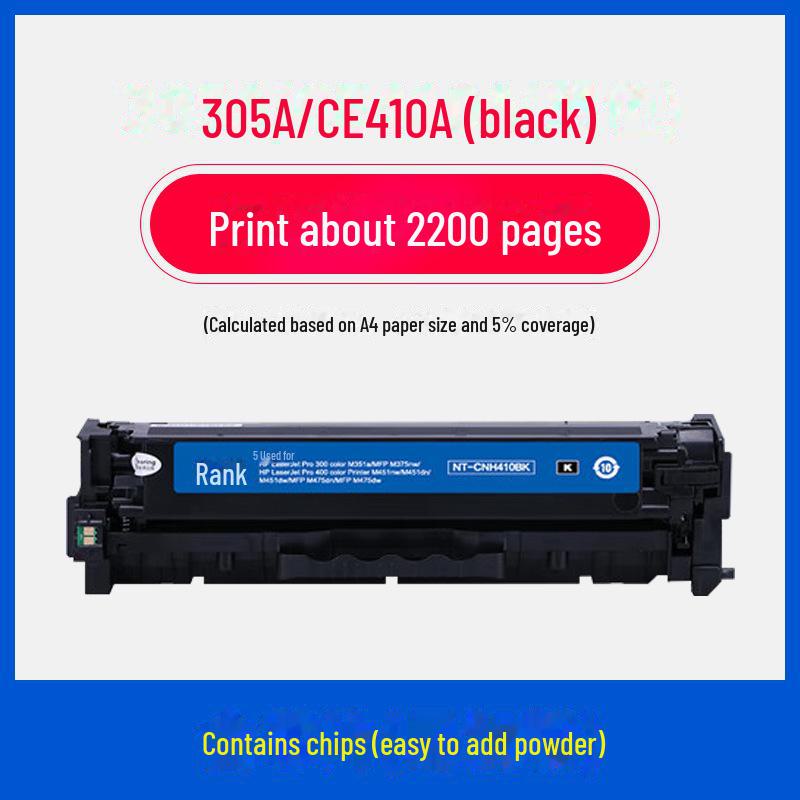 

Gezhige CE410A Toner Cartridge for HP 305a: Compatible with M351a, M451dn, M451nw, MFP475d.