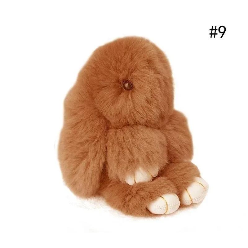 Rabbit Keychain Fur Cute Bunny Pom Ball Doll Toy Keychain Cute Handbag Pendant Decor Car Keys Pendant Rabbit Pendant Bunny Gifts