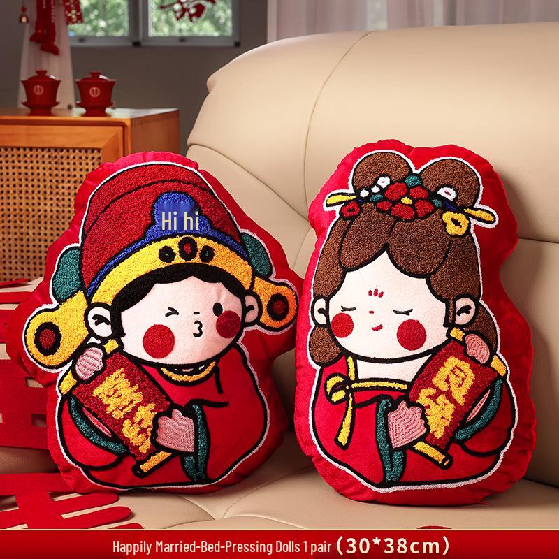 2025 Wedding Dowry Dolls: Happy Couple Pair for Newlyweds