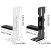Video Card Adjustable Vertical GPU Fan Screws Included Holder, 6-96mm Bracket, Support, Mount, (White)