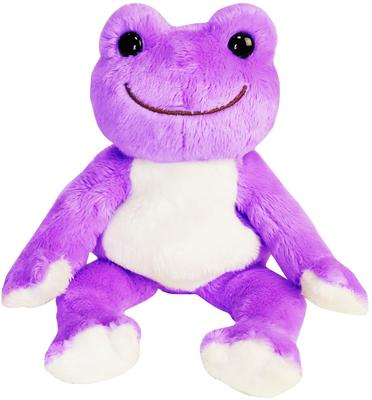 Nakajima Corporation Pickles the Frog, Rainbow Pickles, Bean Doll Plush Toy, Violet, 107220-17