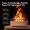 New Simulation Flame Aromatherapy Machine Quiet Mini Air Humidifier LED Colorful Light 300ML Humidifier Home Perfume Diffuser