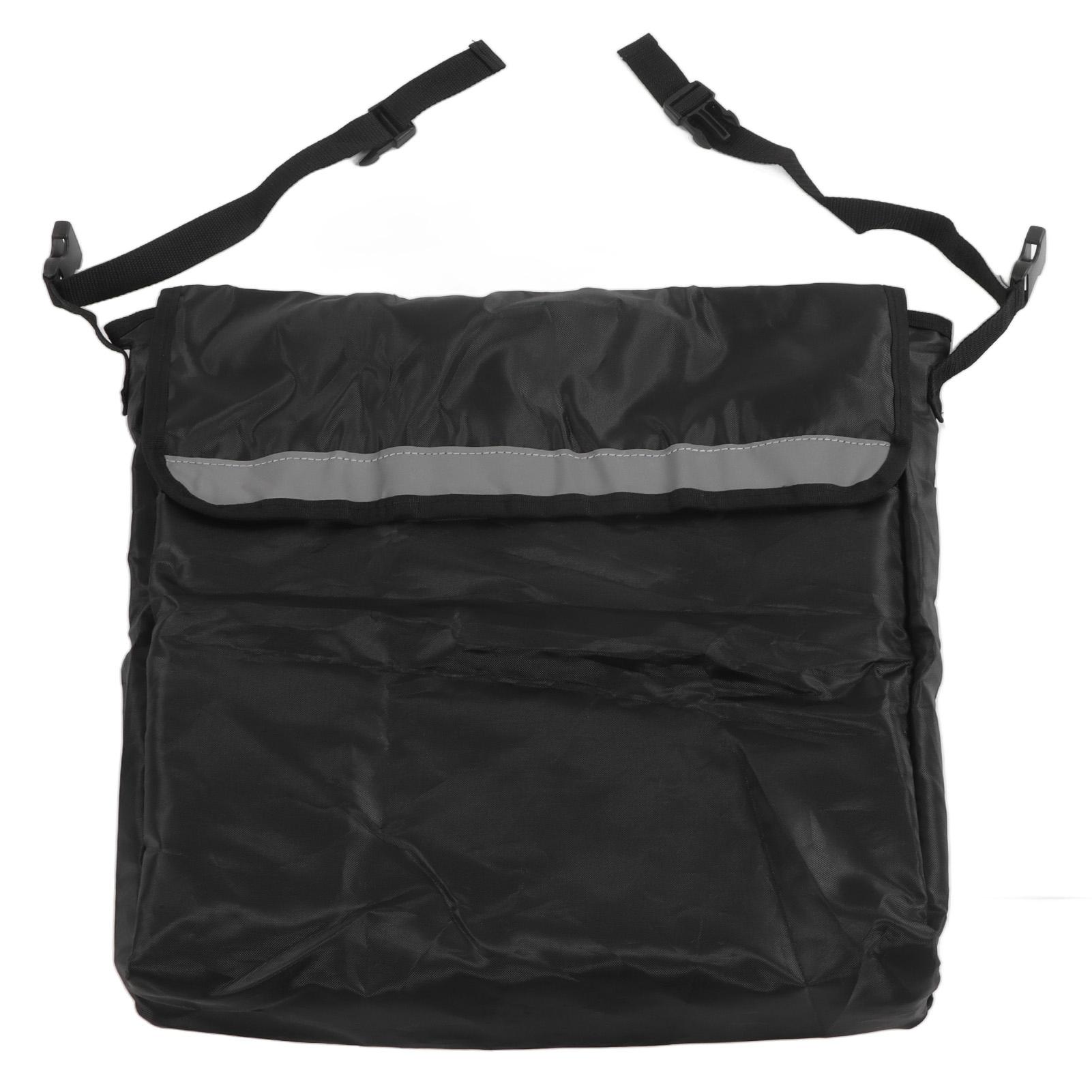 

Сумка-рюкзак для инвалидной коляски, сумка-подсумок для аксессуаров для электрической инвалидной коляски на спинку сиденья, черная