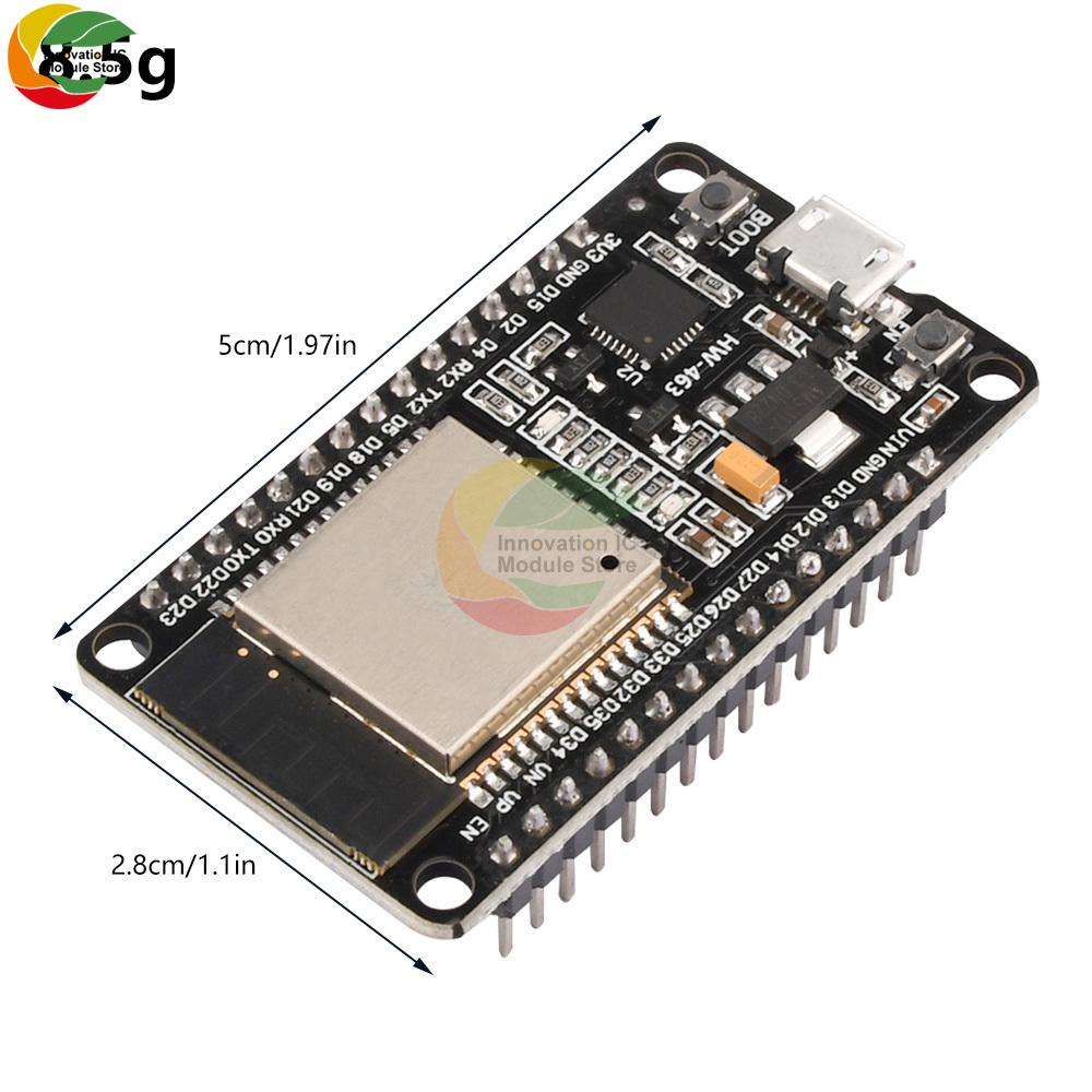 ESP32 Development Board CH340C WiFi+Bluetooth Ultra-Low Power Dual Core ESP32-DevKitC-32 ESP-32 Expansion Board