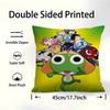 Keroro Gunsou Frog Pillow Gift Home Office Decoration Bedroom Sofa Car Cushion Cover Case 45X45