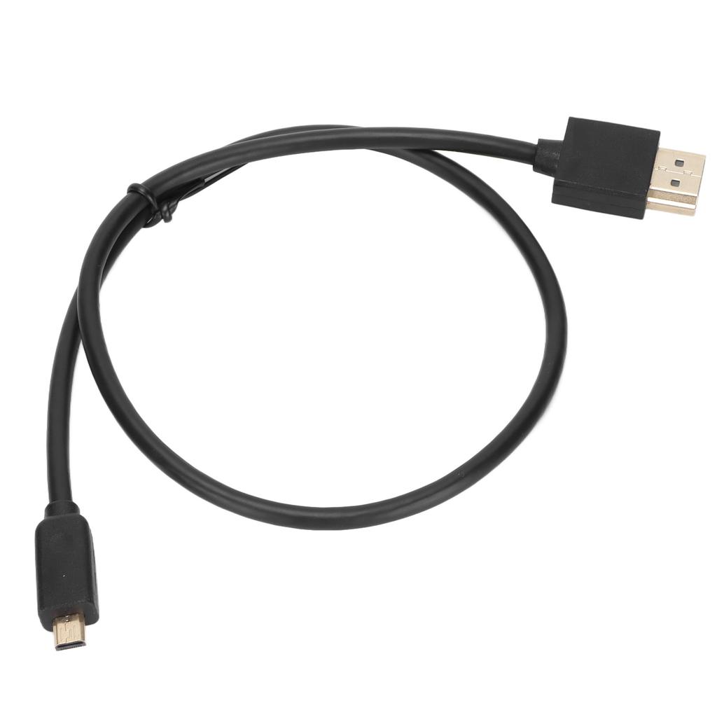 HDTV zu Micro HD Multimedia Interface Adapterkabel Tragbares HD-Geräte Verbindungsadapterkabel 0,5 Meter