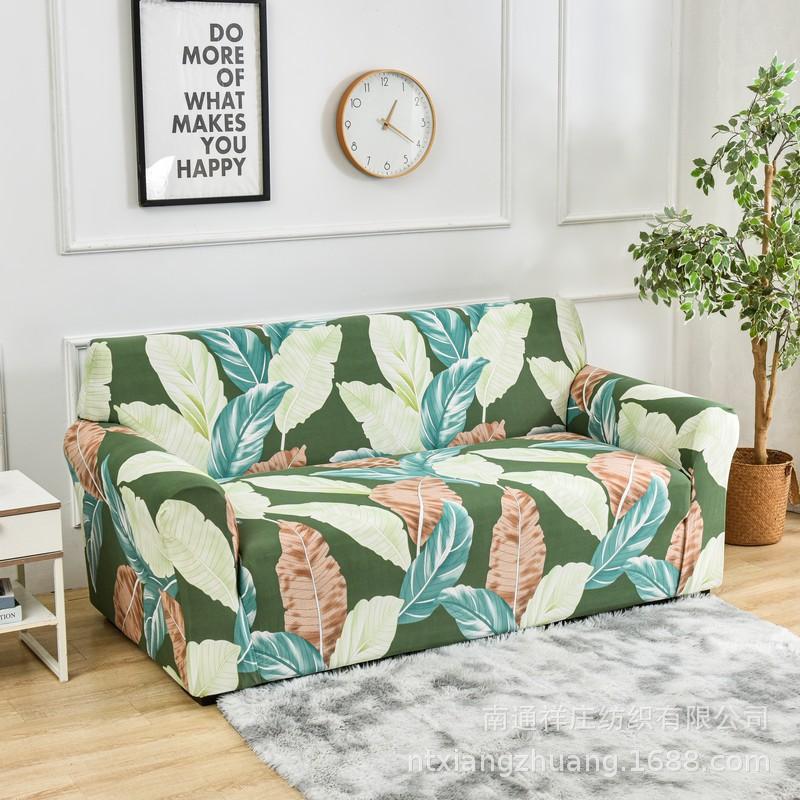 

All Season Full Wrap Sofa Cover European Style Elastic Fabric Sofa Cover Non-slip Full Design Durable Anti-dust Protective Cover Single seat 90-140cm