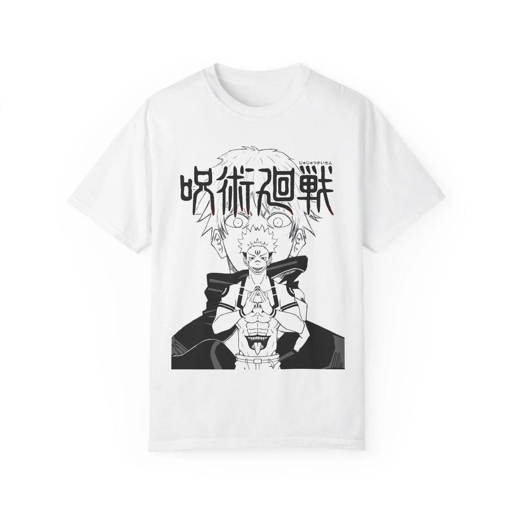 Sukuna Itadori Yuji Anime Jujutsu Kaisen Graphic TShirt 100Cotton Oversized Shirt Unisex Unisex Short Sleeve ONeck 2026 Y2k
