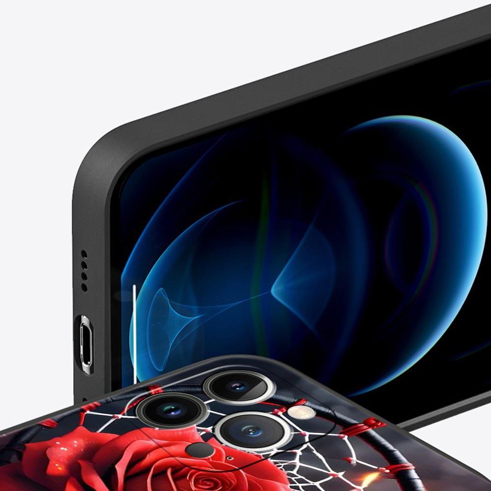 Cute Mandala Dreamcatcher Phone Case For iPhone 17 16 15 Pro Max 11 12 13 14 7 8 Plus SE 2020 X XR XS Cover Soft Black