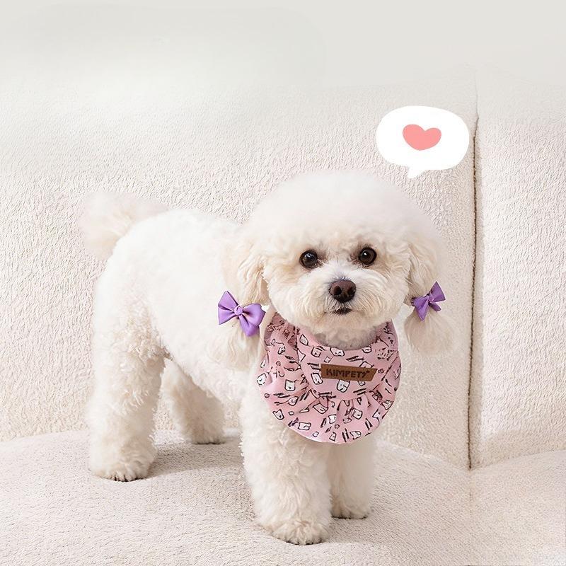 Pet Dog Wet Wipes, Cat Bib, Headband, Cute Decoration, Small and Medium-sized Dog Mouthguard To Prevent Drooling, Mouth Cover