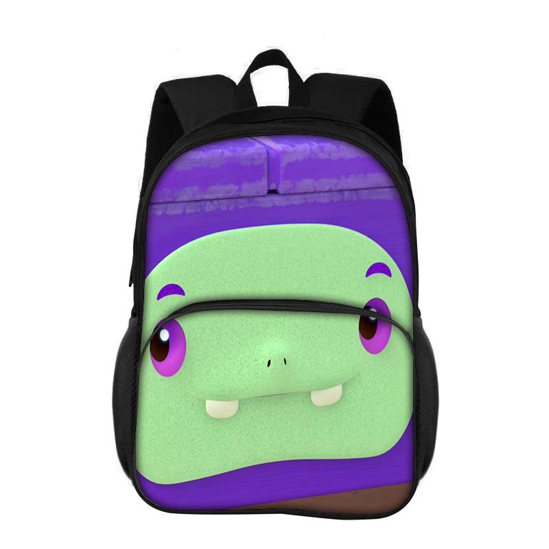 Abby Hatcher Round Front Bag Backpack New Cartoon Print Student Boys and Girls Best Birthday Gift for School