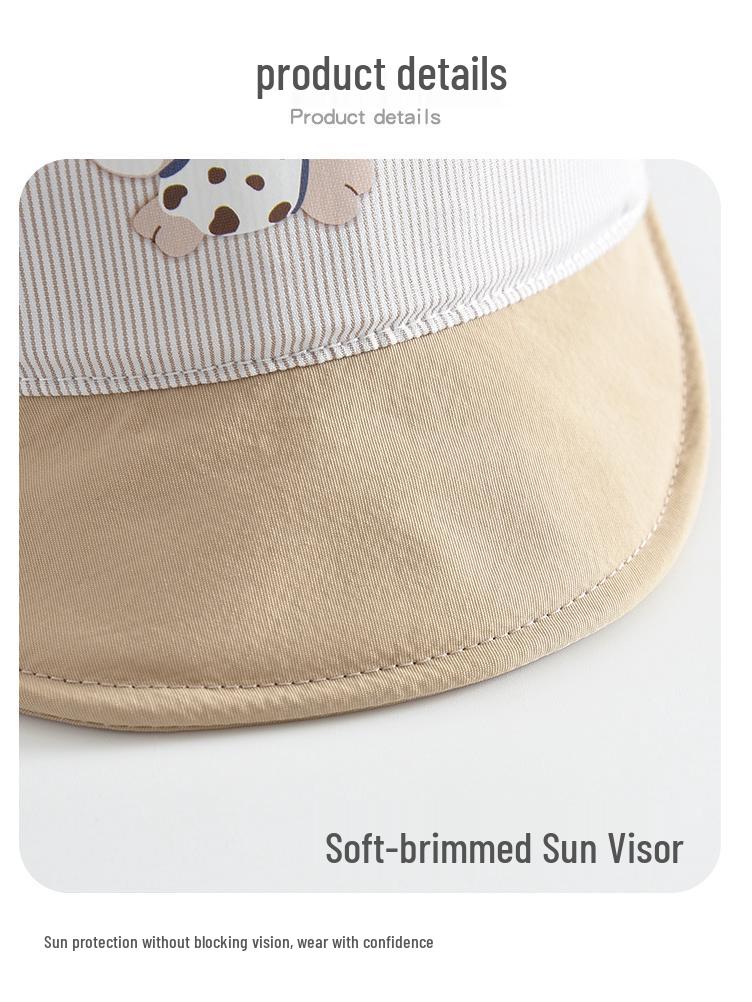Children's 3D Ear Duckbill Baseball Cap - Cartoon Dog Sun Hat for Boys and Girls