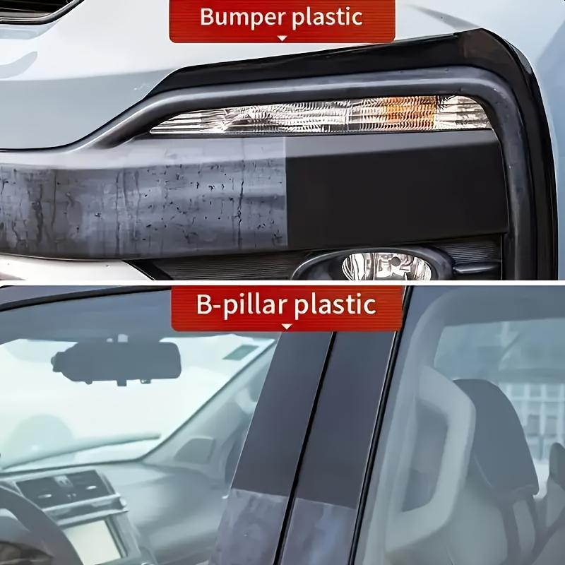 Plastic Wax Multi-Purpose Car Exterior & Interior RestorerTire Blackening Cream, Closs Enhancer & MaintenanceBalm