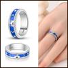 Rings 925 Silver Star Moon Colorful Sparkling Zircon Simple Rings For Women Exquisite Wedding Engagement Birthday Jewelry Gifts