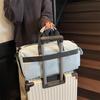 Large-capacity travel bag, new model with dry and wet separation, pleated storage bag, independent shoe compartment, travel sports and fitness bag