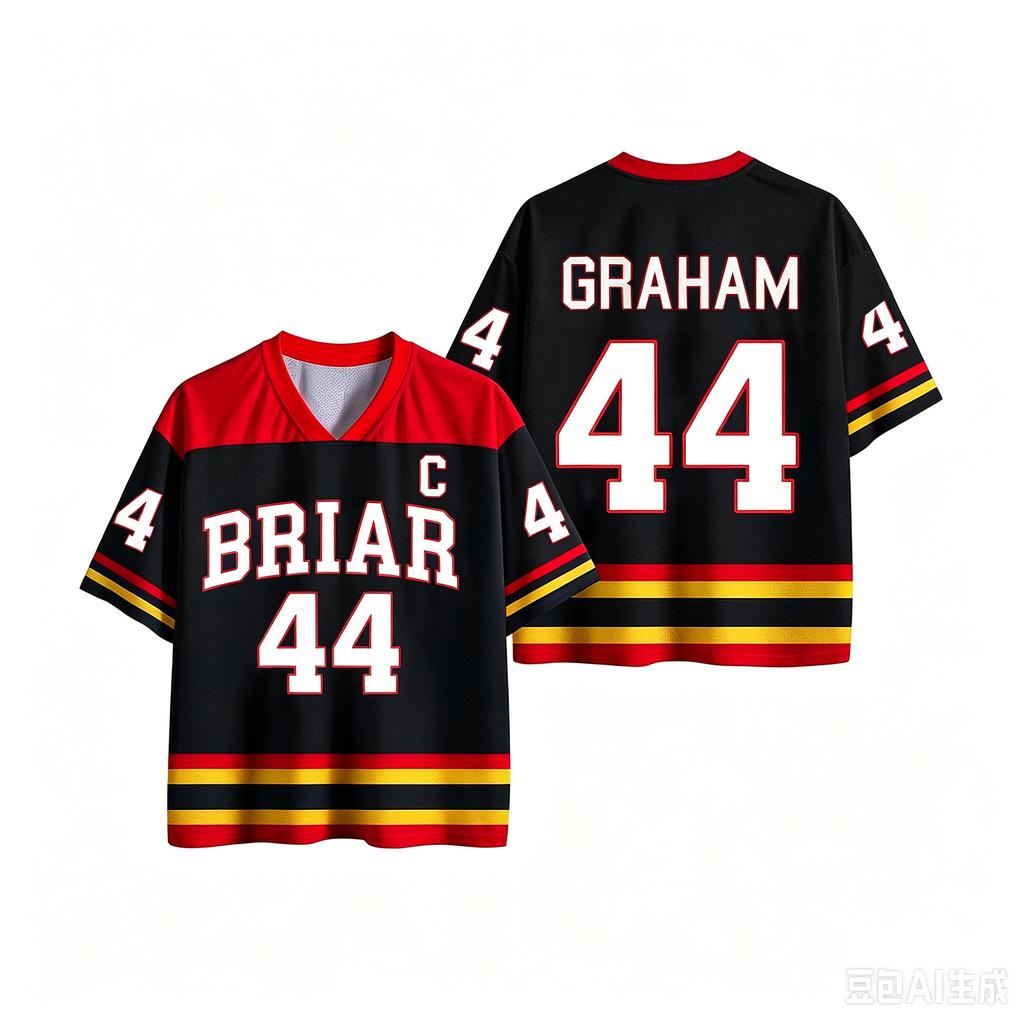 Short Sleeve Casual Fashion Jersey Style Shirt with Lettering Print Sports Style Lightweight Breathable Material for Daily Wear