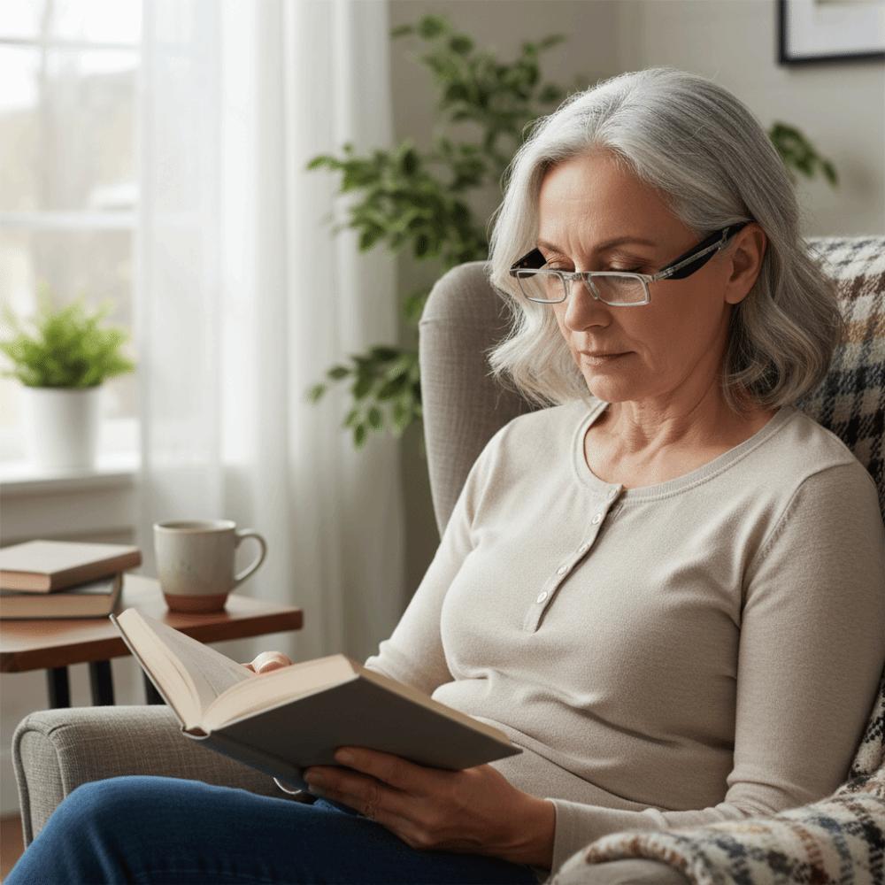 Portable Foldable Reading Glasses Lightweight Elderly Eyewear Anti Blue Presbyopic Glasses Daily