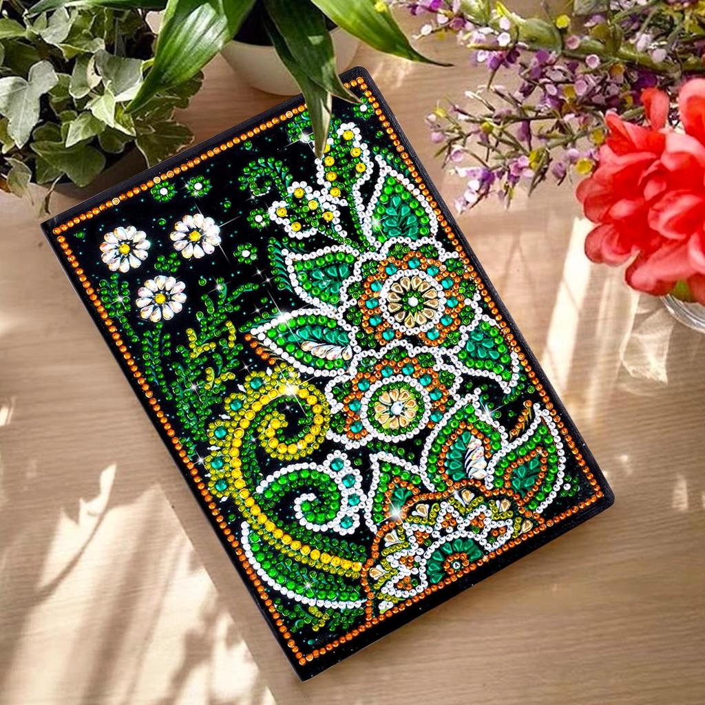 DIY Diamond Painting Business Notebook – Creative Dot Drill Writing Book for Kids