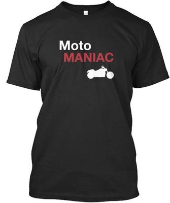 Moto Maniac T Shirt Made In the USA Size S To 5XL