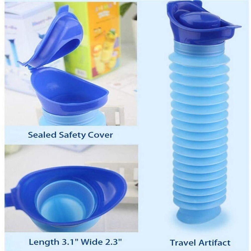 Adult Children Retractable Urinal Bucket Foldable Camp Urination Device Children Potty