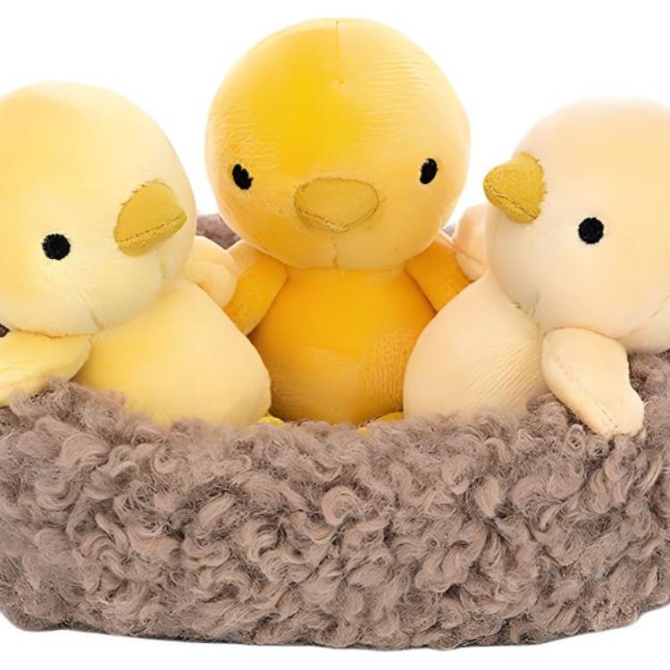 JELLYCAT Easter Nesting Chick Soothing Doll Plush Doll 13cm High