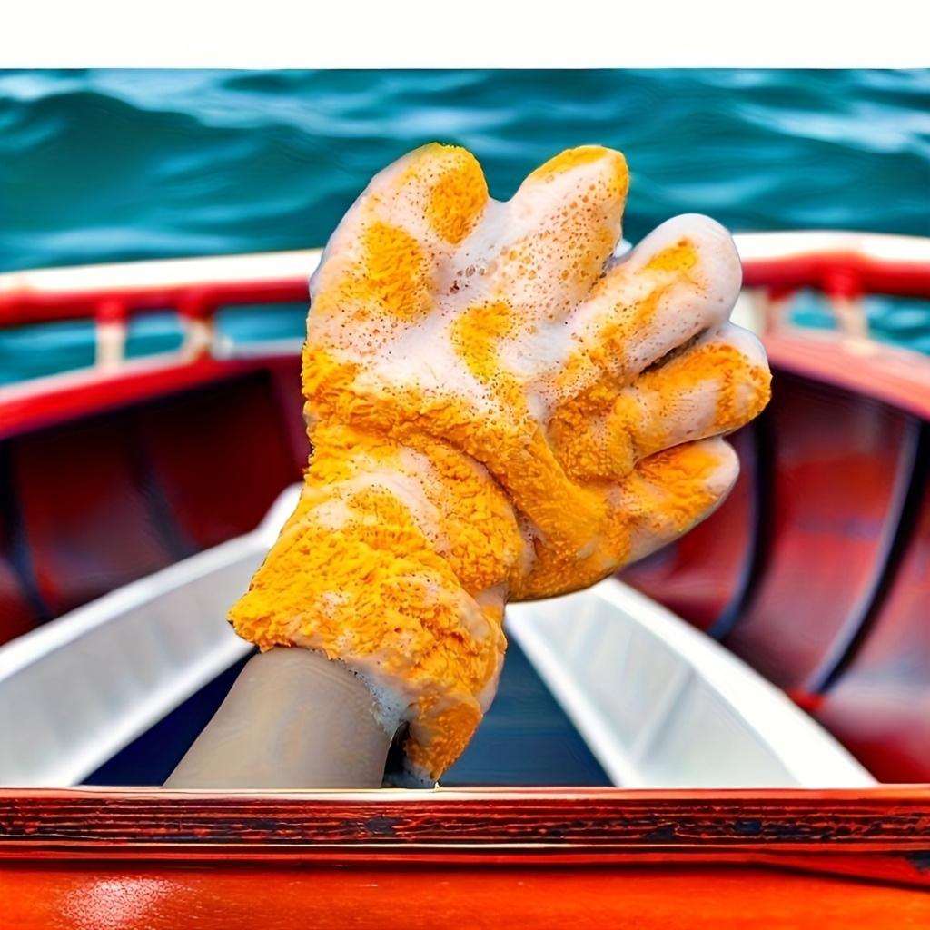 Ultra Fine Fiber Dust Removal Gloves - Coral Fleece Fabric, Elastic and Breathable, Easy To Clean Dust On Car, Boat and Plant Surfaces