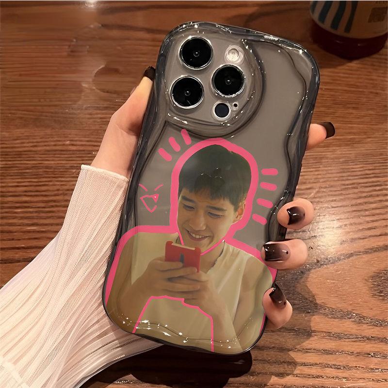 Phone Case For Iphone14 XS Plus 13 Max XR 12 7 X Pro 8 11 Straight TPU Case Cover Korean Style